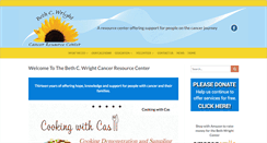 Desktop Screenshot of bethwrightcancercenter.org